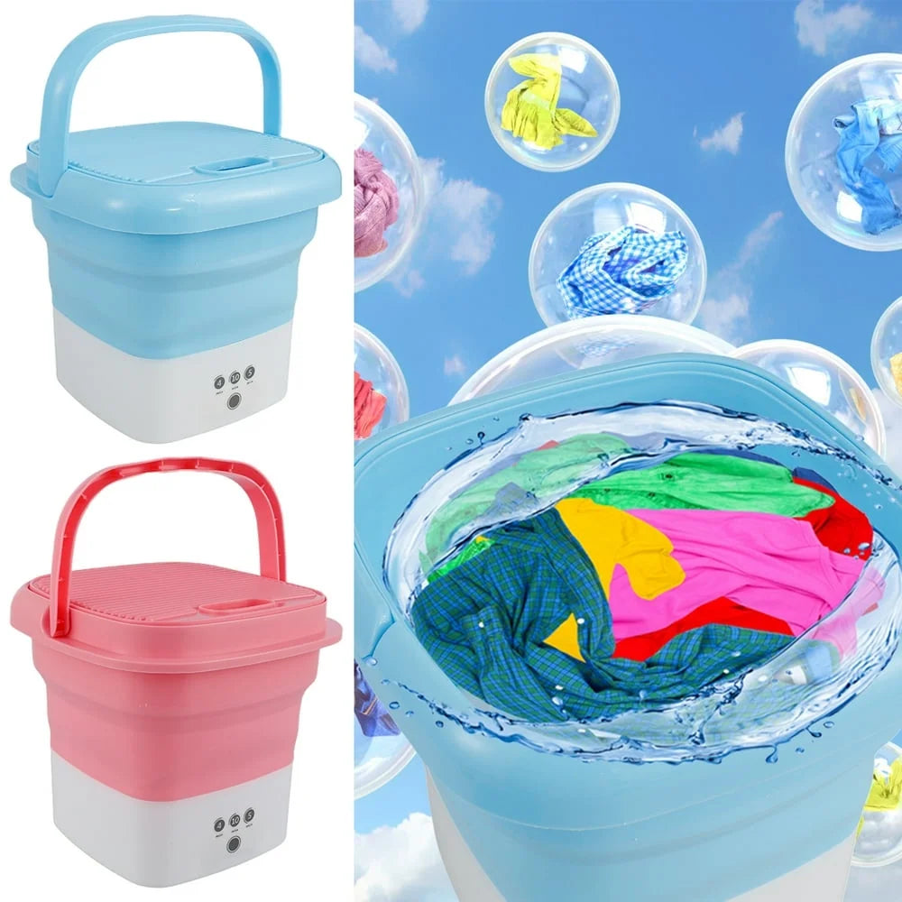 Mini Portable Washing Machine – Bucket Washer for Small Loads