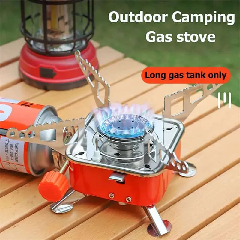 Portable Camping Gas Stove + Cylinder | Mini Outdoor Burner