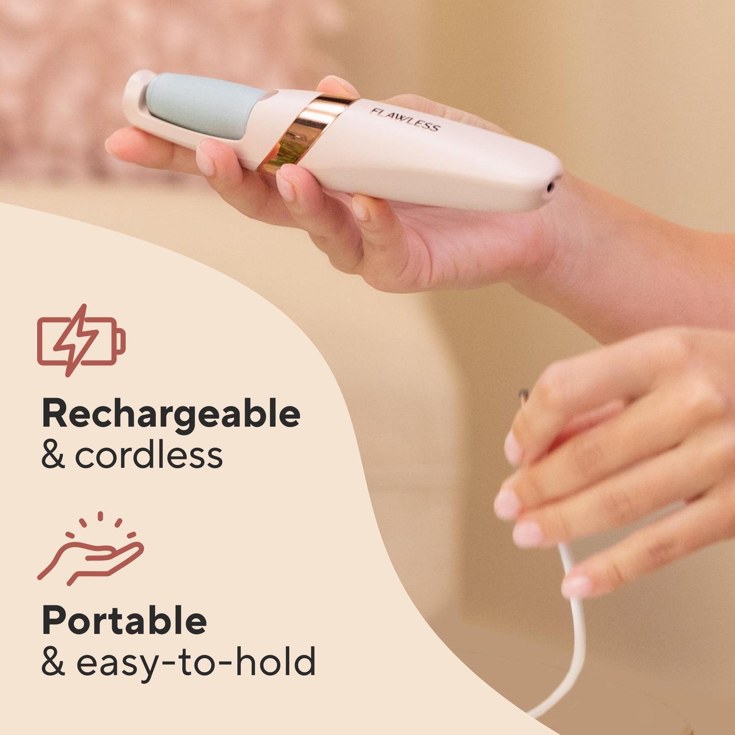 Electric Pedicure Tool & Callus Remover | Smooth Feet at Home