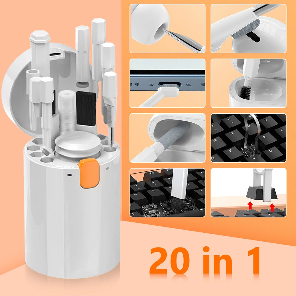20-in-1 Keyboard & Gadget Cleaning Kit – All-in-One Tech Cleaner