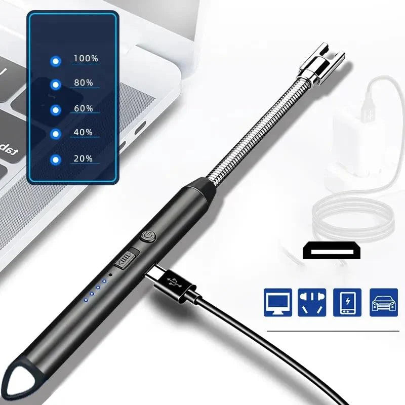 Rechargeable Electric Lighter | Windproof & Flameless