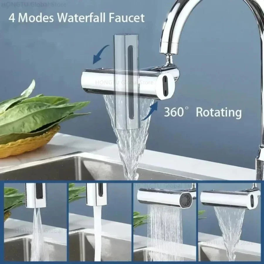 Universal 360° Turbo Shower Head – High Pressure & Water Saving