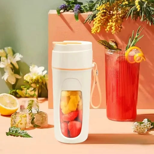 Mini Electric Fruit Juicer Bottle – USB Rechargeable & Portable