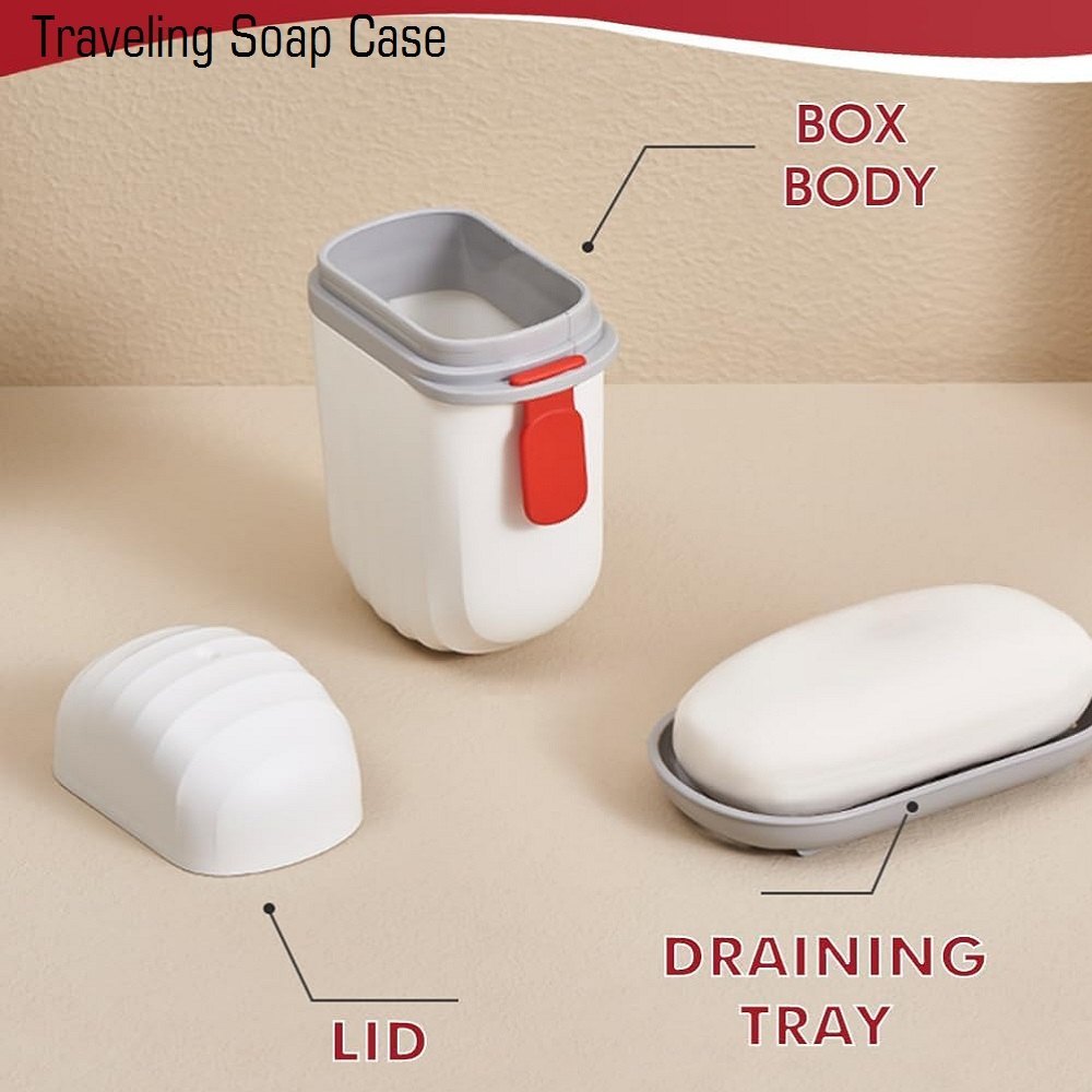 Leakproof Travel Soap Case | Compact & Reusable