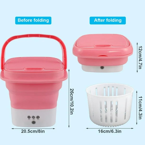 Mini Portable Washing Machine – Bucket Washer for Small Loads