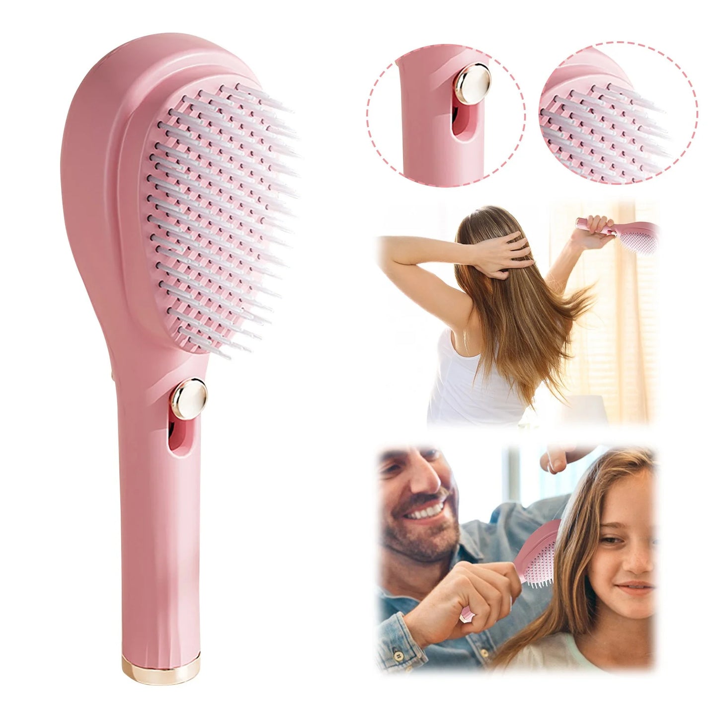 Scalp Massage Comb – Relaxing Touch with Retractable Bristles
