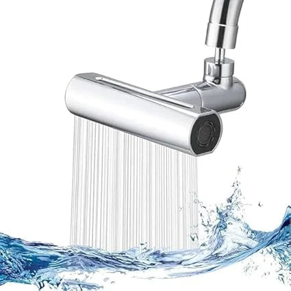 Universal 360° Turbo Shower Head – High Pressure & Water Saving
