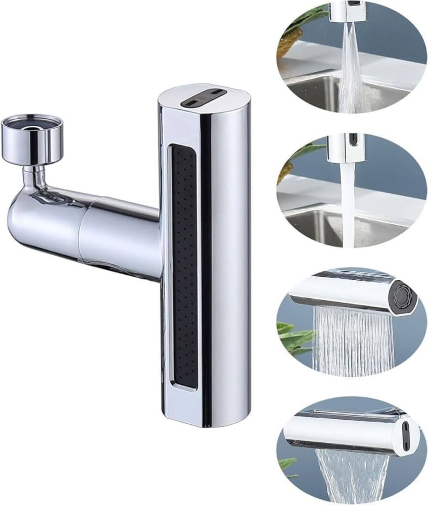 Universal 360° Turbo Shower Head – High Pressure & Water Saving