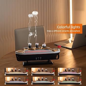 Ship Shaped LED Humidifier – Sail into Fresh Air