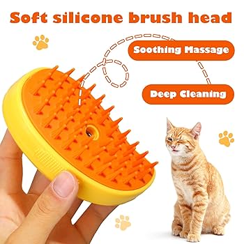 Pet Stream Brush – Bath & Brush in One!