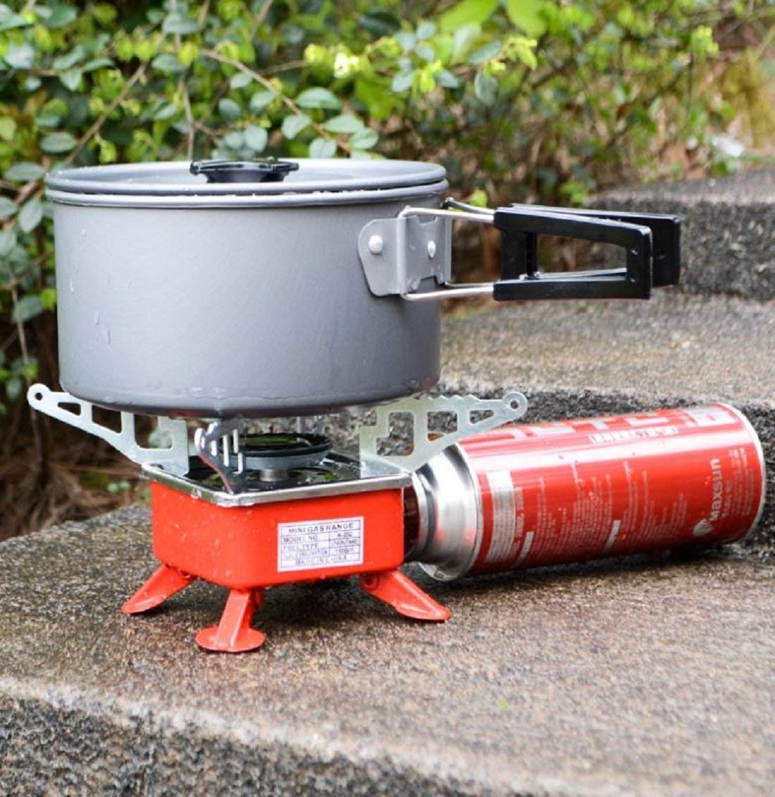 Portable Camping Gas Stove + Cylinder | Mini Outdoor Burner