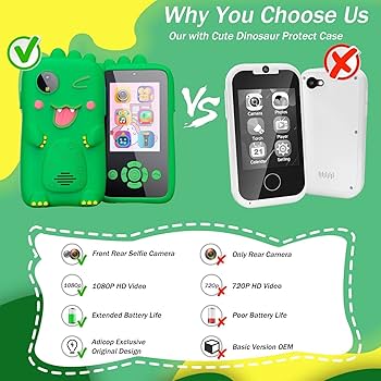 Kids Smart Learning Phone – With Camera, Music, Games & More!