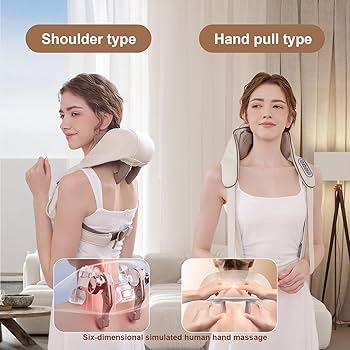 Neck & Shoulder Massager – Infrared Heating with 3D Kneading Rollers