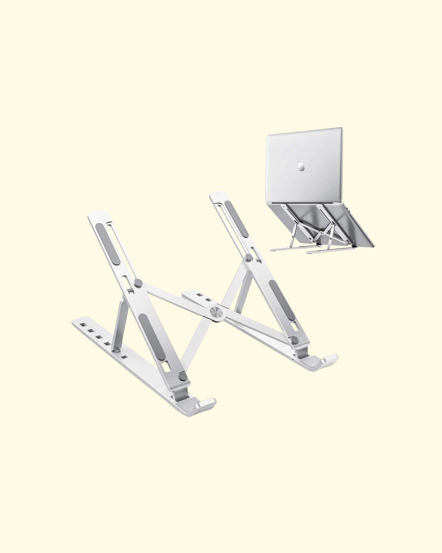 Adjustable Steel Laptop Stand – Foldable & Sturdy