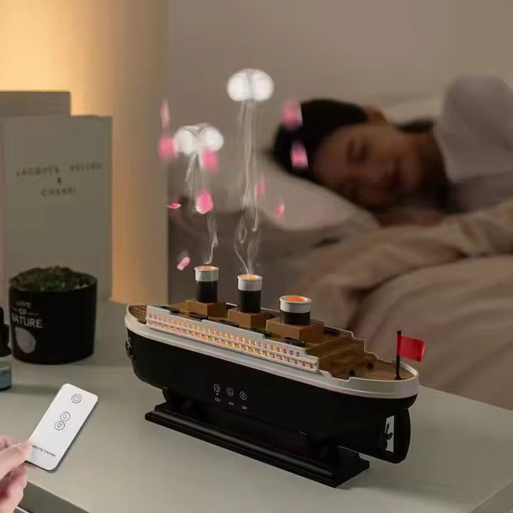 Ship Shaped LED Humidifier – Sail into Fresh Air