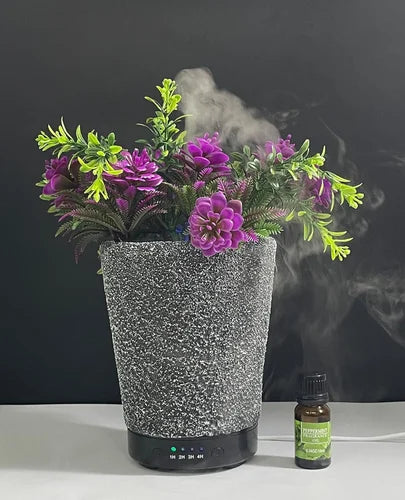 Plant-Based Aroma Diffuser – Natural Fragrance with Decorative Flower Pot