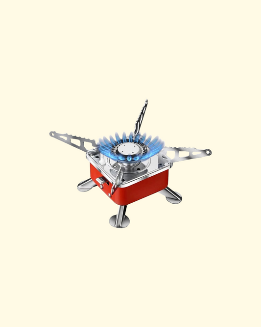 Portable Camping Gas Stove + Cylinder | Mini Outdoor Burner