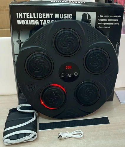 Boxing Wall Target with Inbuilt Speaker – Train with Music, Punch with Power