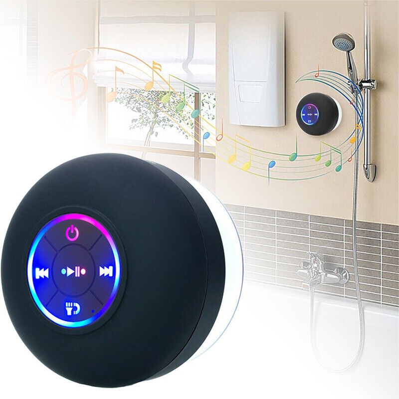Waterproof Suction Bluetooth Speaker – Stick, Play & Splash!